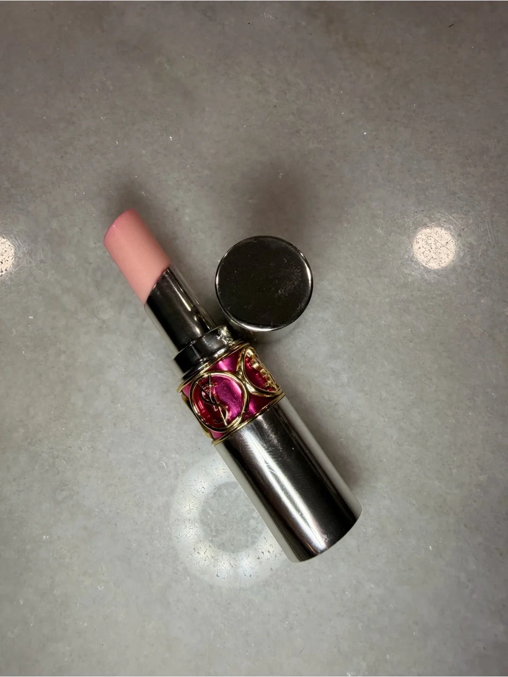 Yves Saint Laurent Pink Lipstick Balm in Soft Rose